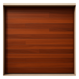Puerta de Garage de Alta Calidad / Estilo Americano / Acabado Laminado PREMIUM / Color Madera Clara / 10x8 Pies.