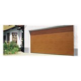 Puerta de Garage D/ Alta calidad / 18x8 pies / AISLADA / Estilo Americana / Imitacion Madera / Golden Oak / Linea Central .