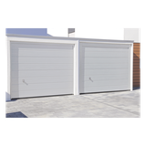 Sección para puerta de Garage / Lisa / Color blanco / Para GARAGE127 / Estilo Americana.